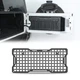 For Jeep Wrangler 2018-2026 JL Steel Black Tailgate Multi-function Baffle