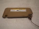 09 CADILLAC CTS SUNVISOR / SHADE RH PASS SIDE TAN CLOTH W/ VANITY 901561