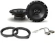 Alpine S2-S65 + Speaker Adapters + Harness Fit Select Honda and Acura Vehicles
