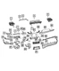 Genuine Mopar Air Conditioning & Heater Outlet 6PK87TX7AF