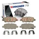 Wagner TQ Rear Disc Brake Pad Set for 2011-2018 Nissan Leaf Braking Stopping od