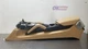 11-18 PORSCHE CAYENNE OEM CENTER FLOOR CONSOLE ASSEMBLY BEIGE LEATHERETTE 