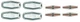 Seat Back Emblems with Backing Plates AMD Fits 1968 Chevrolet Camaro W-920