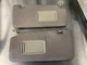 NISSAN VERSA Sun Visor Sunvisors Pair Set Driver Passenger Gray Double Mirror