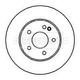 2x Front Vented Brake Discs For Mercedes C-class 284mm