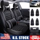 Leather 5 Seats Cover Front Rear Cushion Protector Full Set For Toyota RAV4 2008