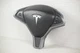2016-2021 Tesla Model X Driver Steering Wheel Airbag Black Heated OEM