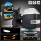 Fits 1999-2016 Ford F250 SuperDuty Chrome Power Heated LED Signal Towing Mirrors