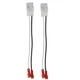 2 Pack 72-6514 Speaker Wire Harness Adapter Plug Compatible with Jeep Wrangle...