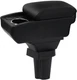 Armrest Box for Honda CR-Z CRZ Double-Layer Storage with Cup Holder 6 USB Ports