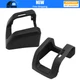 Right+Left Side Seat Belt Anchor Cover Black for Volkswagen VW Atlas 2018-2025