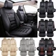 For Toyota Car Seat Cover Full Set Leather 5-Seats Front &Rear Protector Cushion