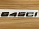 Gloss Black 3D ABS Letters Trunk 645ci Emblem Rear Badge for BMW 2017-2022 645ci