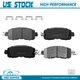 Front Ceramic Brake Pads For 2013 2014 2015 2016 2017 - 2023  Nissan Altima Leaf
