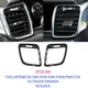 2PCS Front Left Right A/C Air Vent Outer Panel Frame Fit Porsche Panamera 10-16