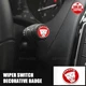 Jaguar XJ XE XF F-Pace Wiper Switch Decoration Button Emblem Sticker Badge Red