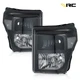 VRC For 2011-2016 Ford F250 F350 F450 F550 Super Duty Headlights Headlamps Pair