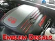Jeep Grand Cherokee 5.7L V8 Hemi Engine Decals 2009 2010 11 12 13 14 15 16 17  