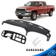 Fit For 98-02 Dodge Ram Pickup Gray Dash Bezel &Dashboard Cover Overlay W/clips
