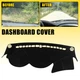 Dashboard Pad Dash Cover Mat Non-Slip Carpet Black For 2011-2014 Hyundai Sonata