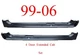 99 06 X-Cab X-Rocker Set For Extended Cab Trucks, Chevy, GMC, 4 Door