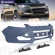 Front Bumper Cover Kit Primed w/o Sensor Hole For 2013-2016 Ford Escape