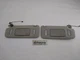 SAAB 9-5  95 Sun Visor Set With Vanity Lights And Mirrors 2010 2011