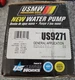 US Motor Works US9271 Engine Water Pump for Select Geo / Toyota Vehicles