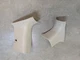 Left / Right Tan D Pillar Upper Trim Panels | 00 01 02 03 04 05 Ford Excursion