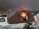 2014 Lincoln MKX Passenger Right Sun Visor Illuminated Gray Used 268-01059R