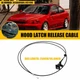 74130S01A01 Hood Latch Release Cable & Handle Pull For 1997-00 1996 Honda Civic