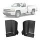 Cab Corner Compatible With 2007-2013 Chevy Silverado GMC Sierra 2 Door Standard