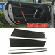 For Subaru BRZ Toyota 86 Scion FR-S Carbon Fiber Inner Door Panel Trim Cover 4pc