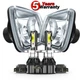 7x6" 5x7 LED Headlight Halo Bulb For Mazda Pickup B2000 B2200 B2600 1986-93