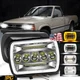 130W 7x6" 5x7 LED Headlight Halo Bulb For Mazda Pickup B2000 B2200 B2600 1986-93