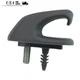 Fits 2019&ndash;24 Chevy Silverado 1500 2500 3500 1pc dark grey coat hook clip