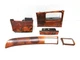 01-03 LEXUS UCF30L LS430 SET OF 5 DASH CENTER CONSOLE WOODGRAIN TRIM COVER OEM