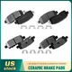 Front +Rear Ceramic Brake Pads For 2013-2019 2020 Nissan Altima 2014-2017 Leaf