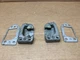 1958 GM CHEVY 2 DOOR STRIKER PLATES  with Shims used oem b off 58 Chevy