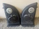 03 04 05 06 Jeep Wrangler TJ Overhead Roof Speaker Sound Bar Dome Light Pod Pair