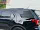 Pre-cut 2011-2019 Ford Explorer Quarter Window American Flag Decal Sticker black