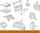GM OEM Stereo Audio Radio-Dash Speaker 22933869