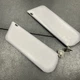 1992-1996 Ford F150 F250 F350 Sun Visor Set Pair Driver Passenger Vinyl Gray OEM