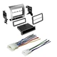 New Double Din Dash Install Kit TOYK972S Silver for 2005-2011 Toyota Tacoma
