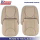 2009-2012 For Toyota RAV4 Leather Perf Front Replacement Seat Covers Sand Beige