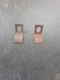 1947 1948 1949 1950 1951 52 53 CHEVY GMC TRUCK WINDSHIELD CENTER MOLDING CLIPS