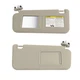 Beige Left & Right Sun Visor w/ Mirror 74320-42501-A1 For Toyota RAV4 2006-2013