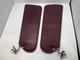 81-93 Dodge D150 D250 D350 RamchargerPair Of  Sun Visors OEM Maroon Vinyl