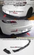 Fits 10-12 Mazda 3 4dr Sedan MS-Style Rear Bumper Lip (Single Exhaust) - ABS