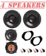 JBL stage3 6.5 & 5.2" Dash + Overhead Speakers for 1997 - 2006 Jeep Wrangler TJ